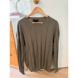 AXIST Olive Ribbed Knit Sweater 🤍